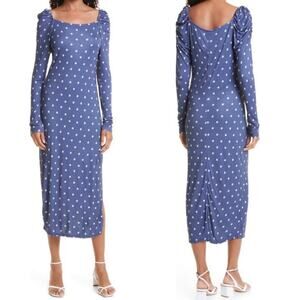 NWT Ted Baker Ditsy Spot Long Sleeve Dress